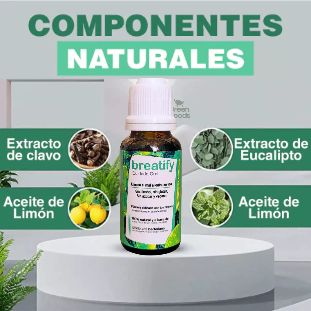 ¡Breatify Gotas Para Mal Aliento! ingredientes naturales🍃