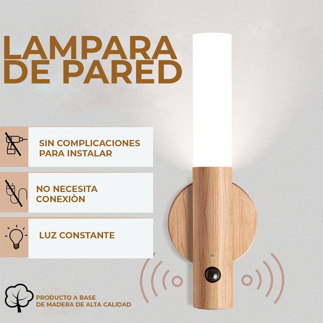 LAMPARA RECARGABLE CON SENSOR DE MOVIMIENTO